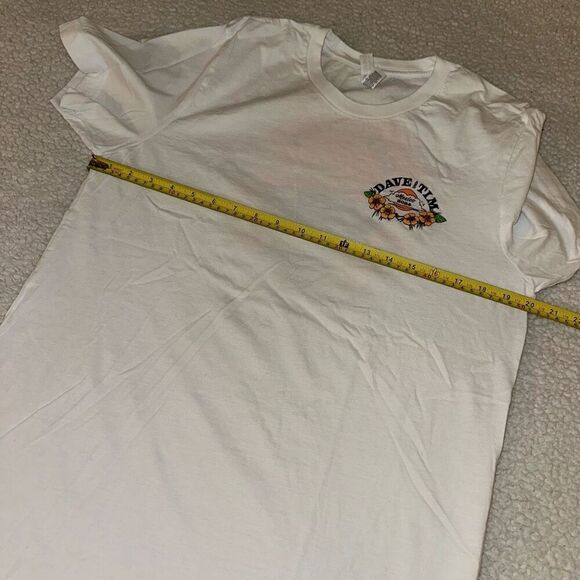 Dave and Tim Cancun Mexico Riviera Maya White Graphic Tee Large NWOT - Picture 9 of 11